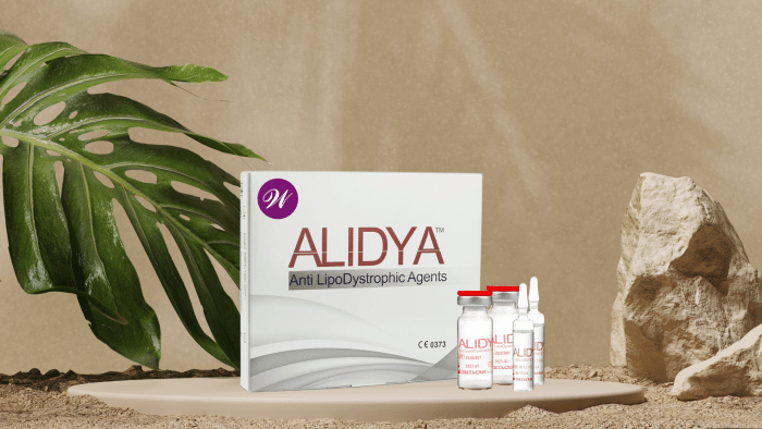 Alidya solvent and vials.