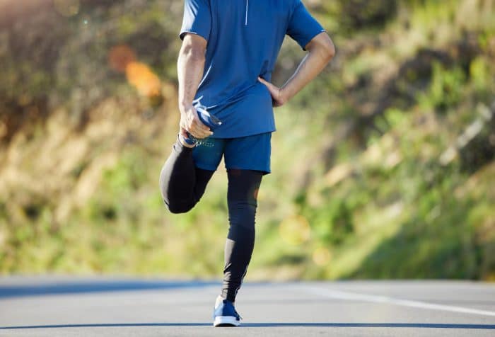 A runner with healthy knees.