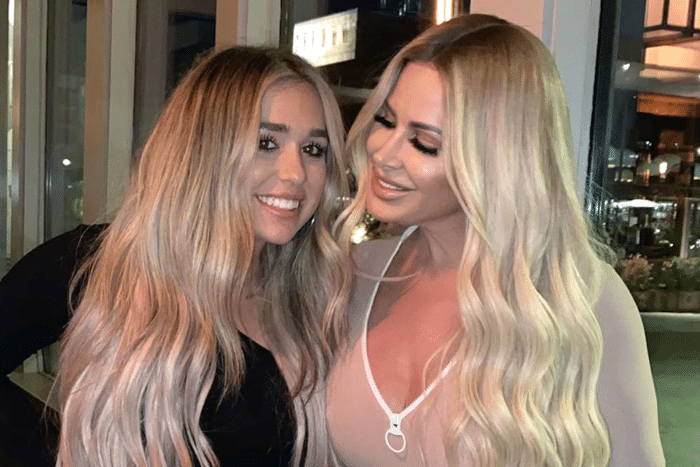 Kim Zolciak-Biermann with daughter Brielle.