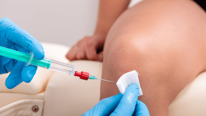 Knee injections.