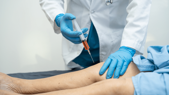 Knee injections.