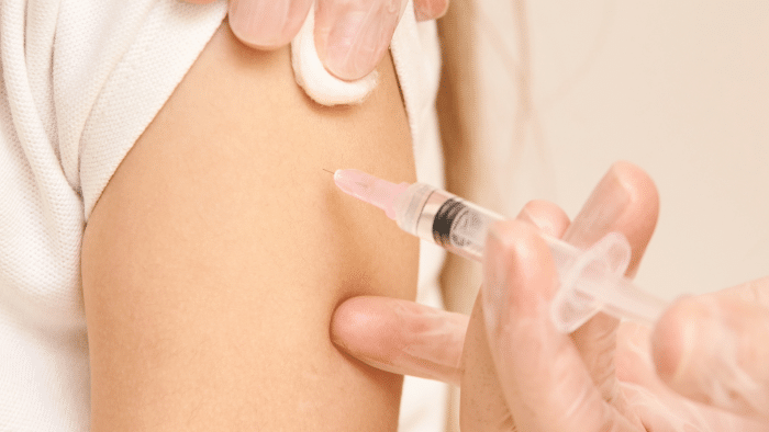 Shoulder injections.