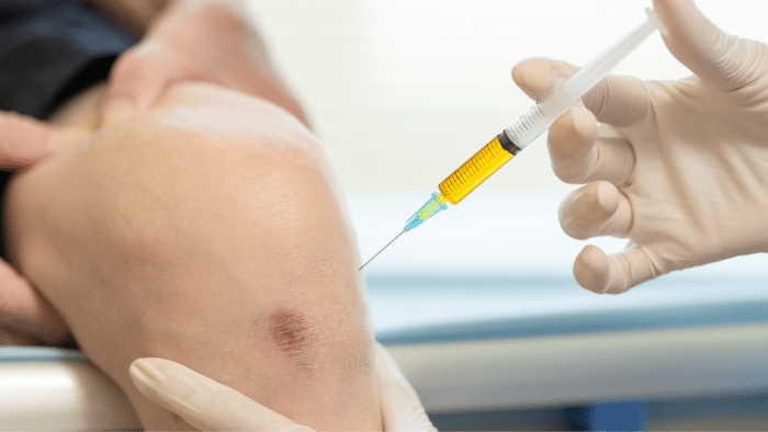 Knee injections.