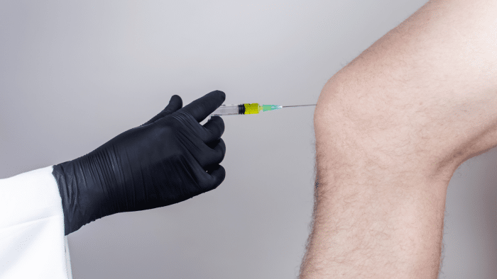 Knee injections.