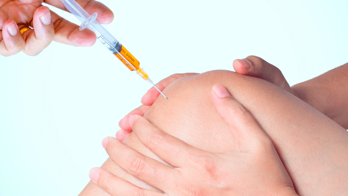 Knee injections.