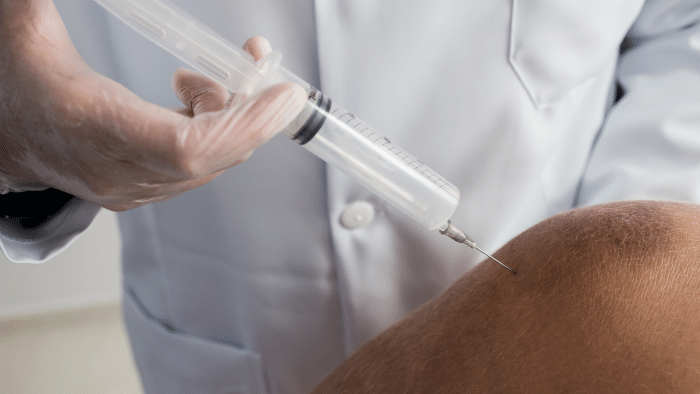Knee injections.