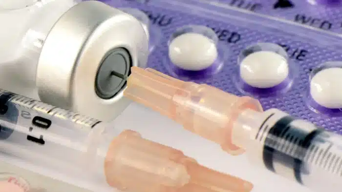 Injectable contraception.