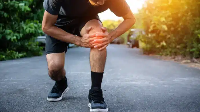 Knee pain.
