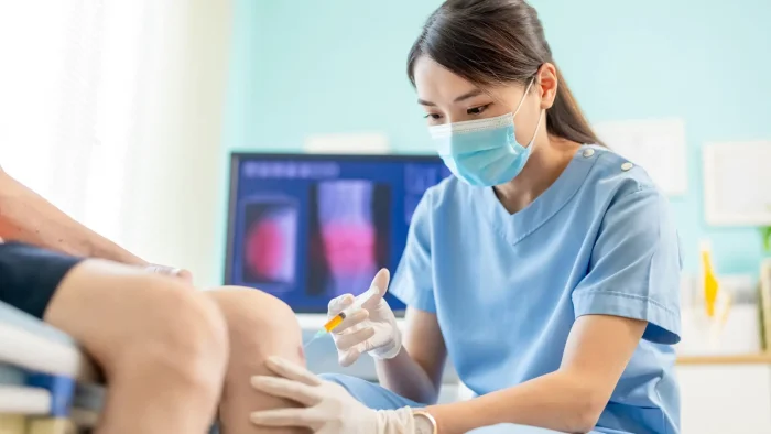 Knee injections.
