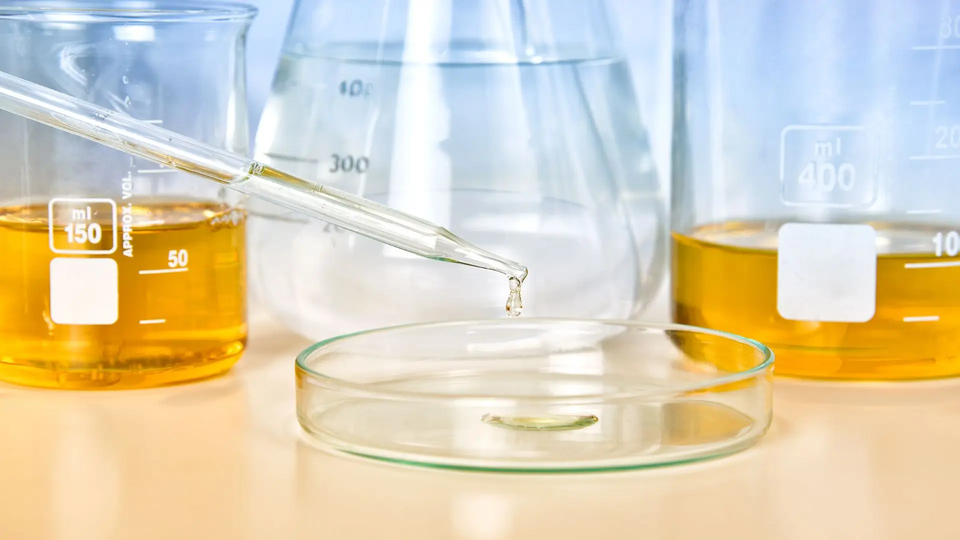 Close up shot of gel formulation.