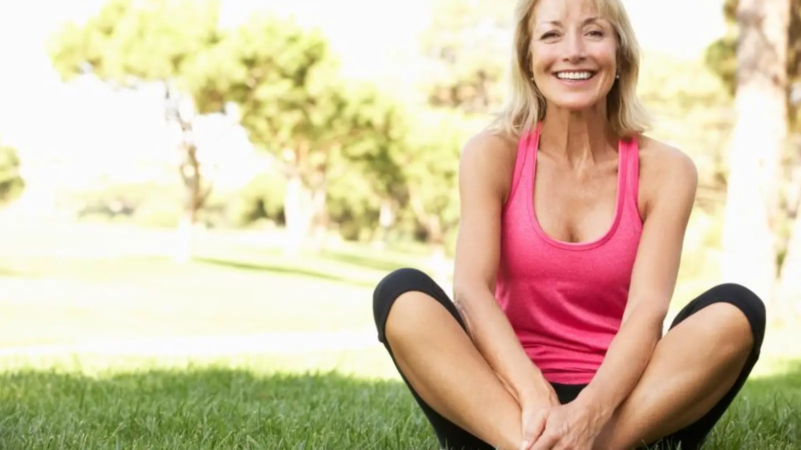 Woman with healthy knees.