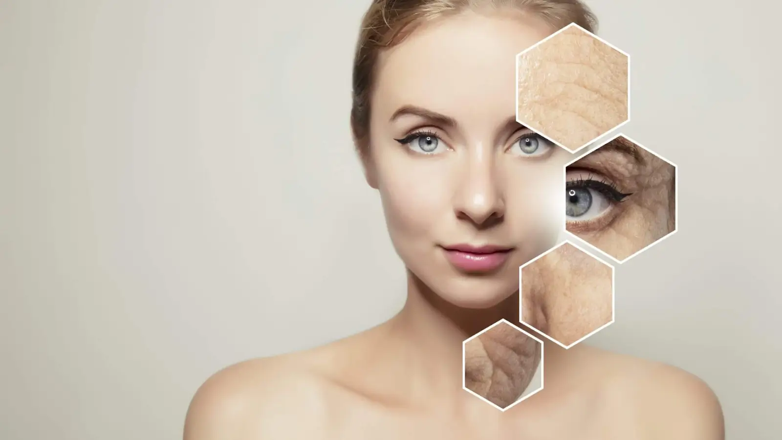 Close-up of what Cytocare targets in facial rejuvenation