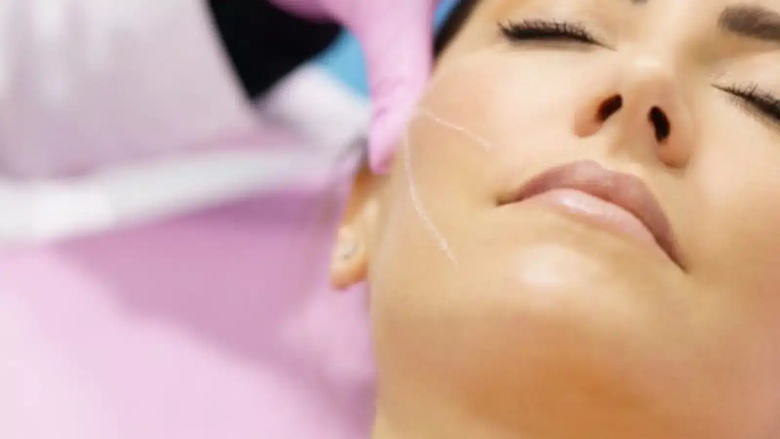 Facial threading.