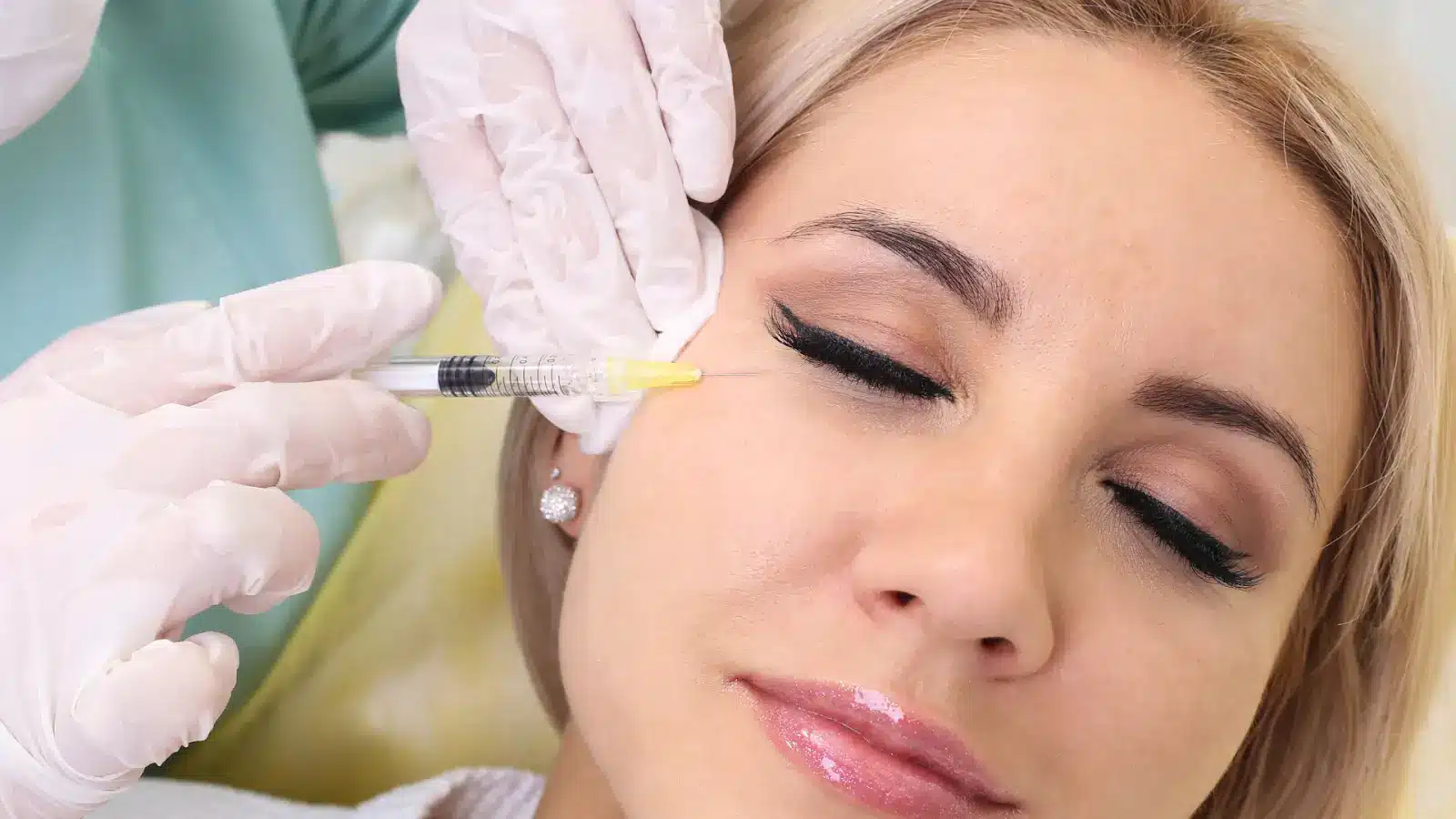 Facial injection.