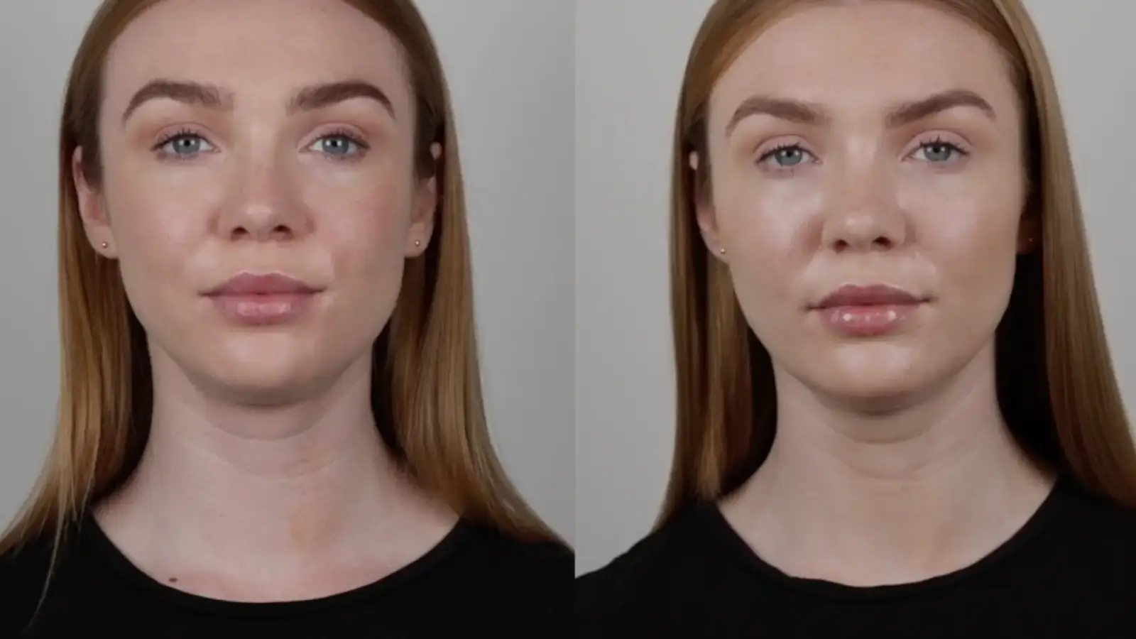 Before and after.
