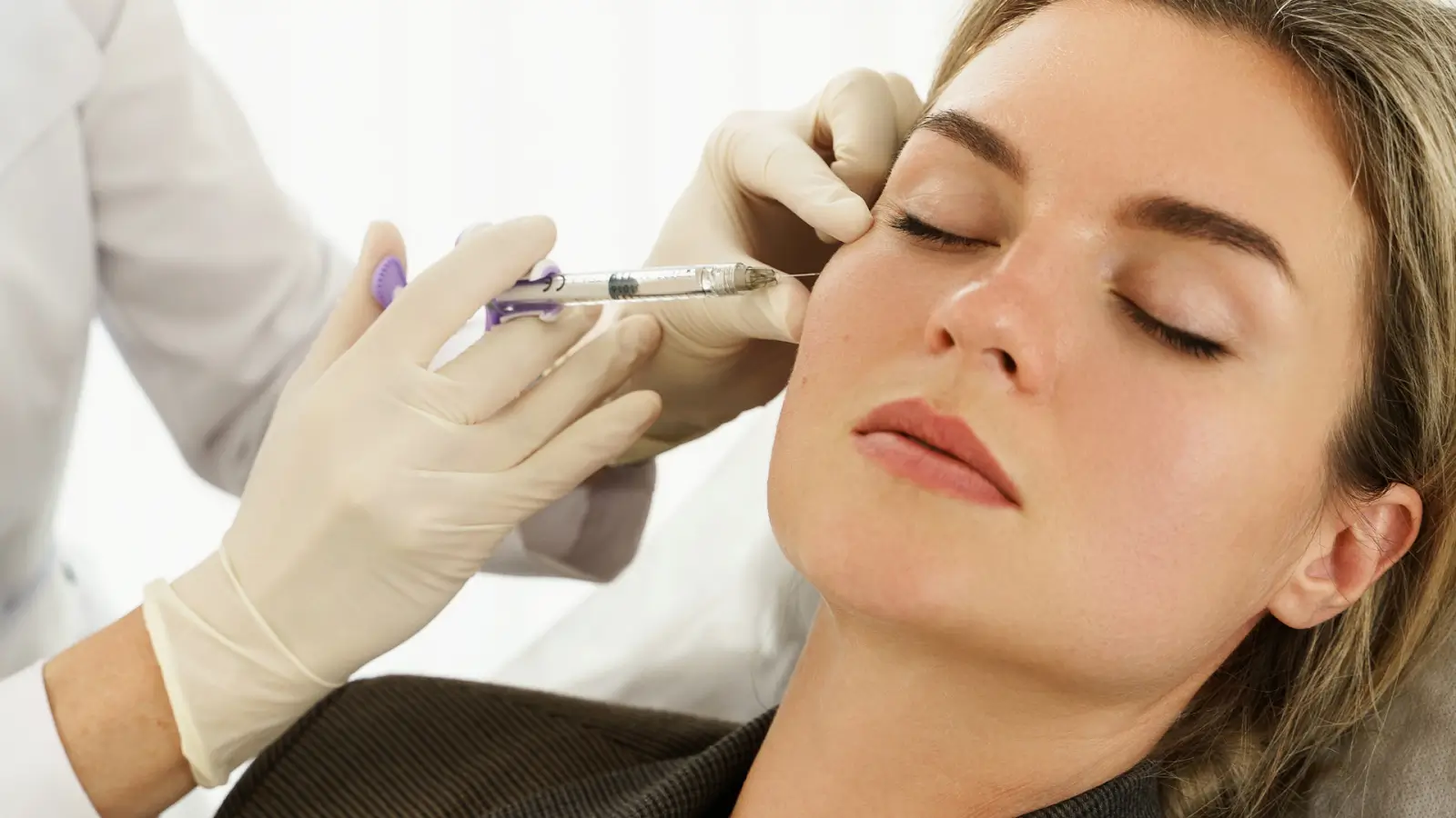 Facial injection.