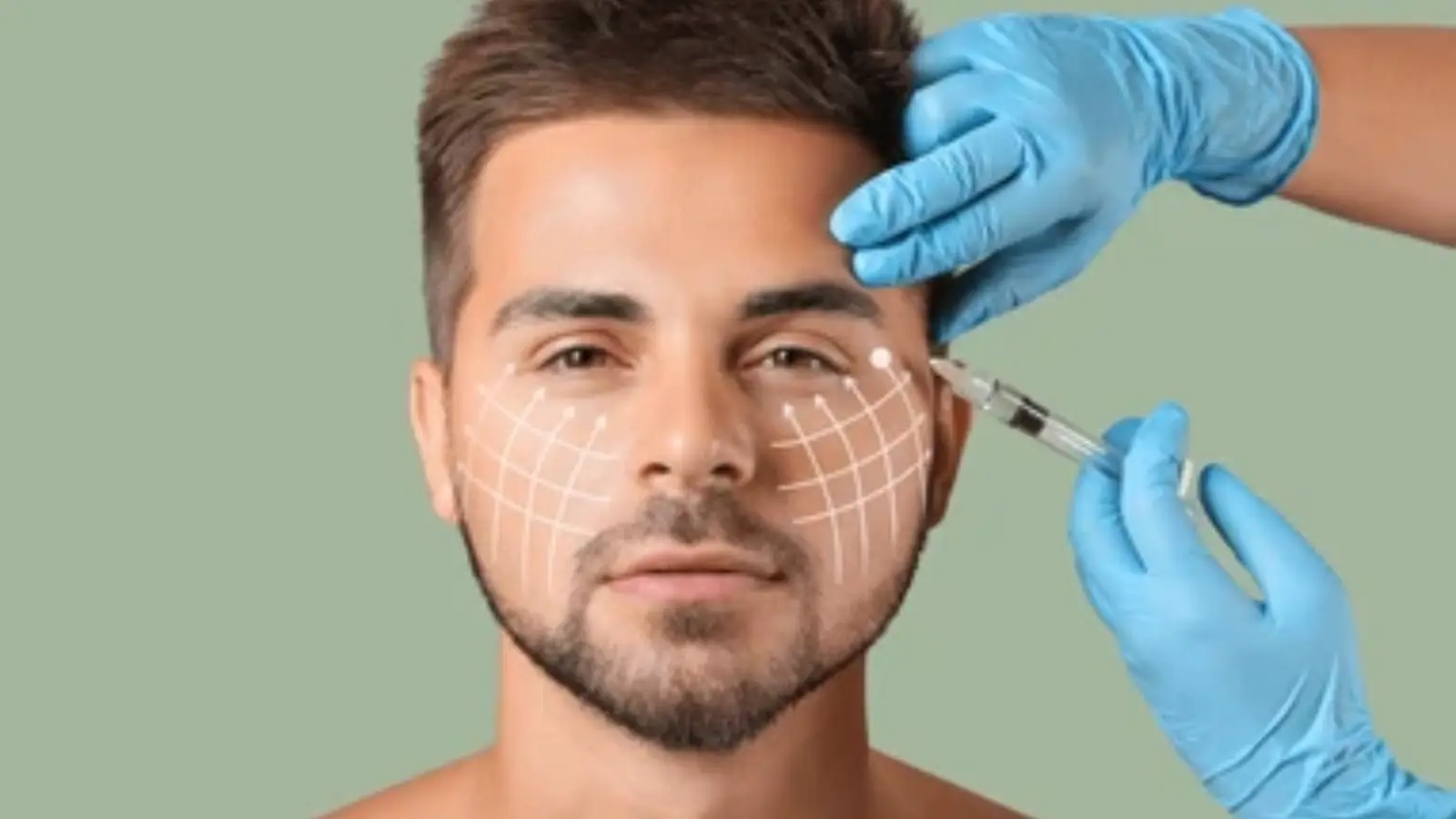 Facial injection.