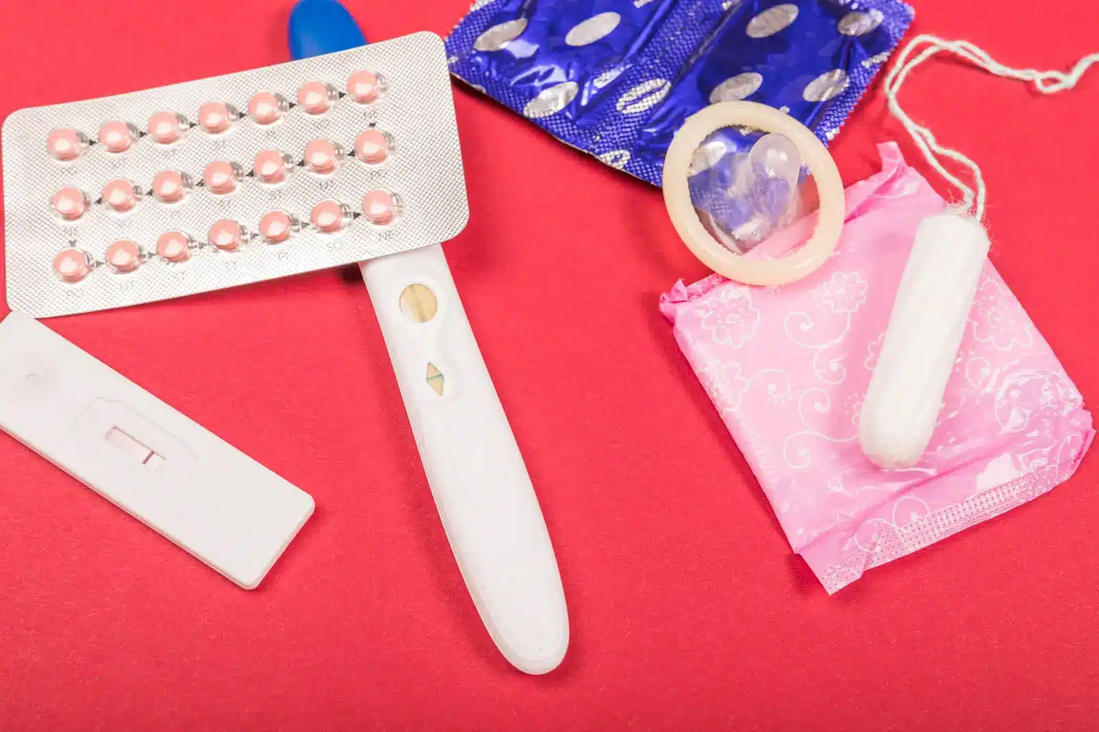 Different kinds of contraceptives.