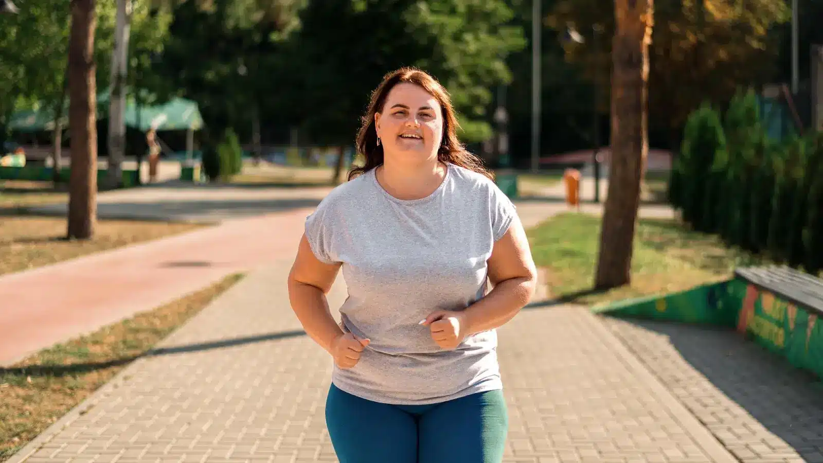Person running.
