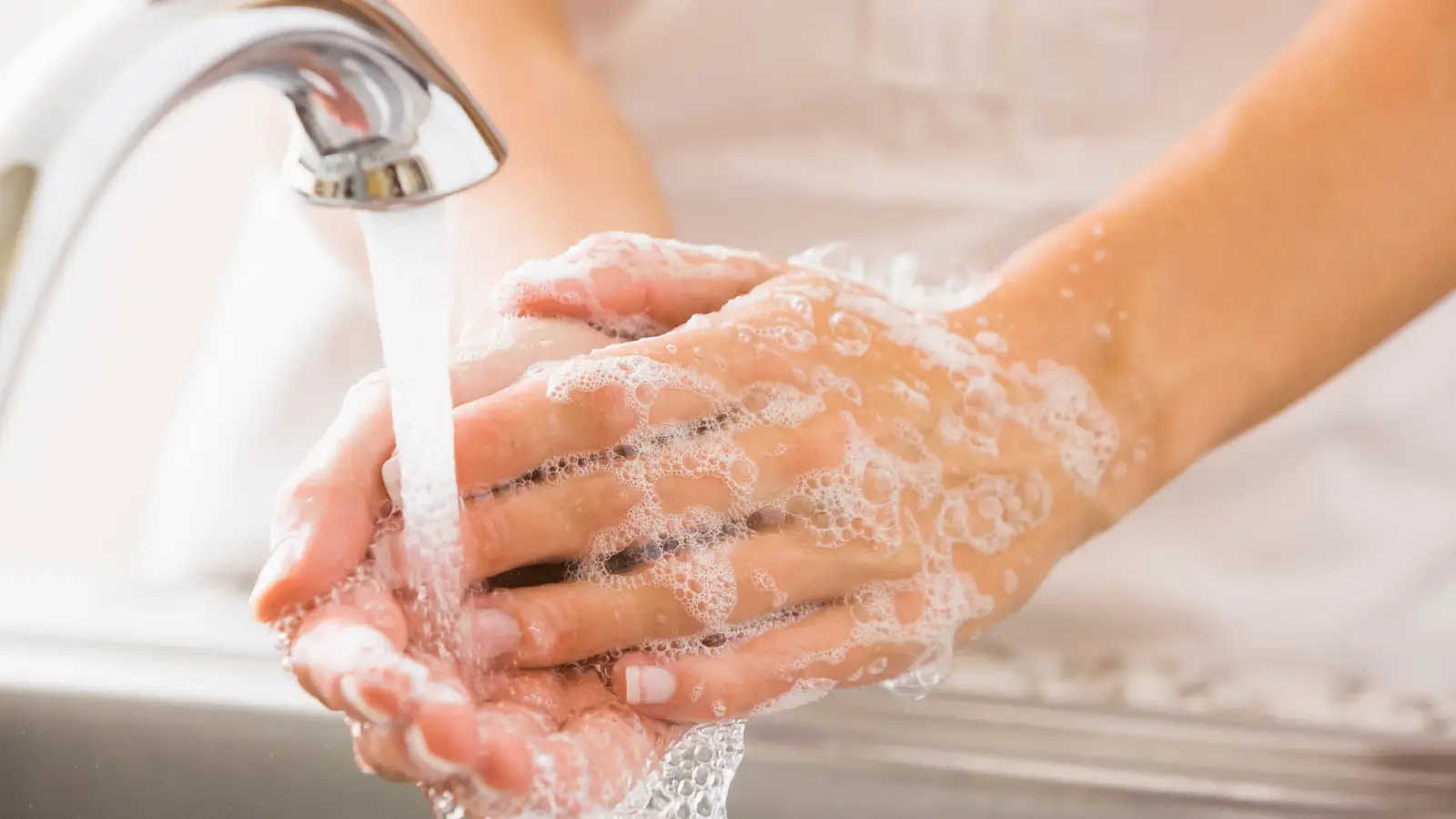 Hand washing.