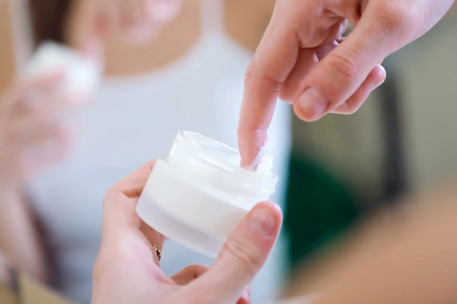Close up of EMLA cream.