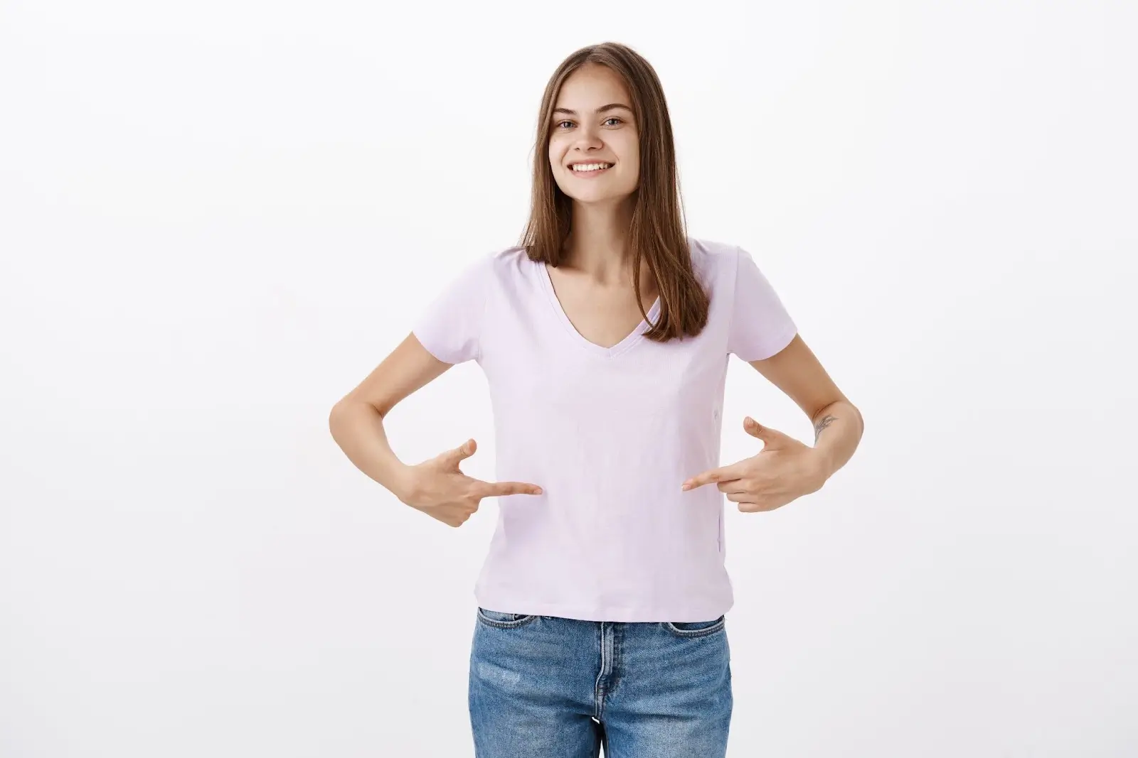 Person with good gut health. 