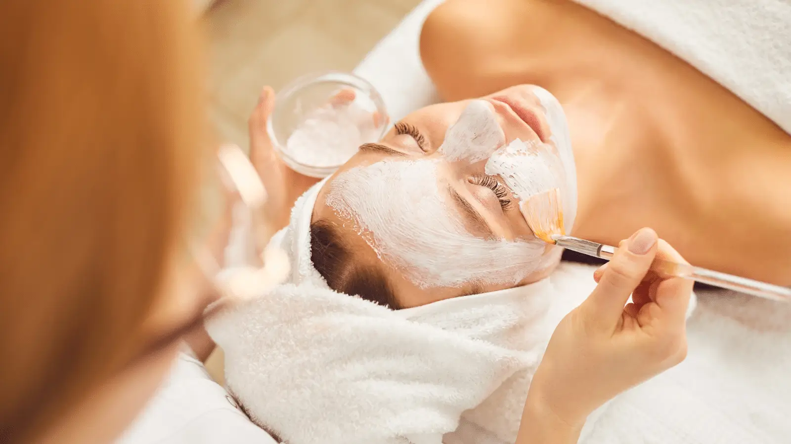 Person undergoing treatments that look similar to PRX-T33 or TCA peels.