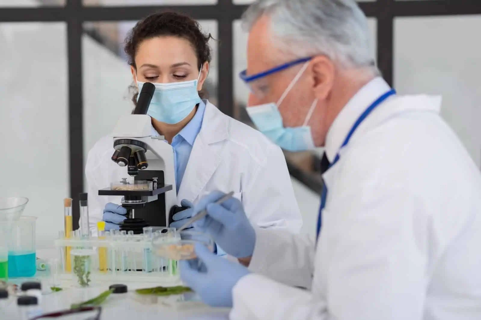 People working on Takeda's Entyvio formula.