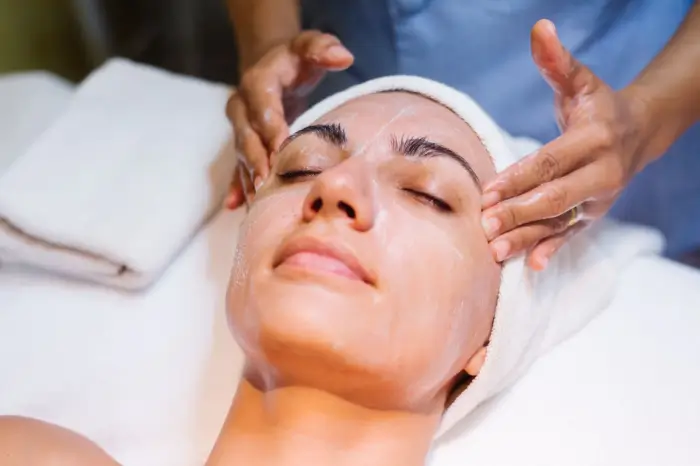 A person lying down with PRX-T33 treatment.